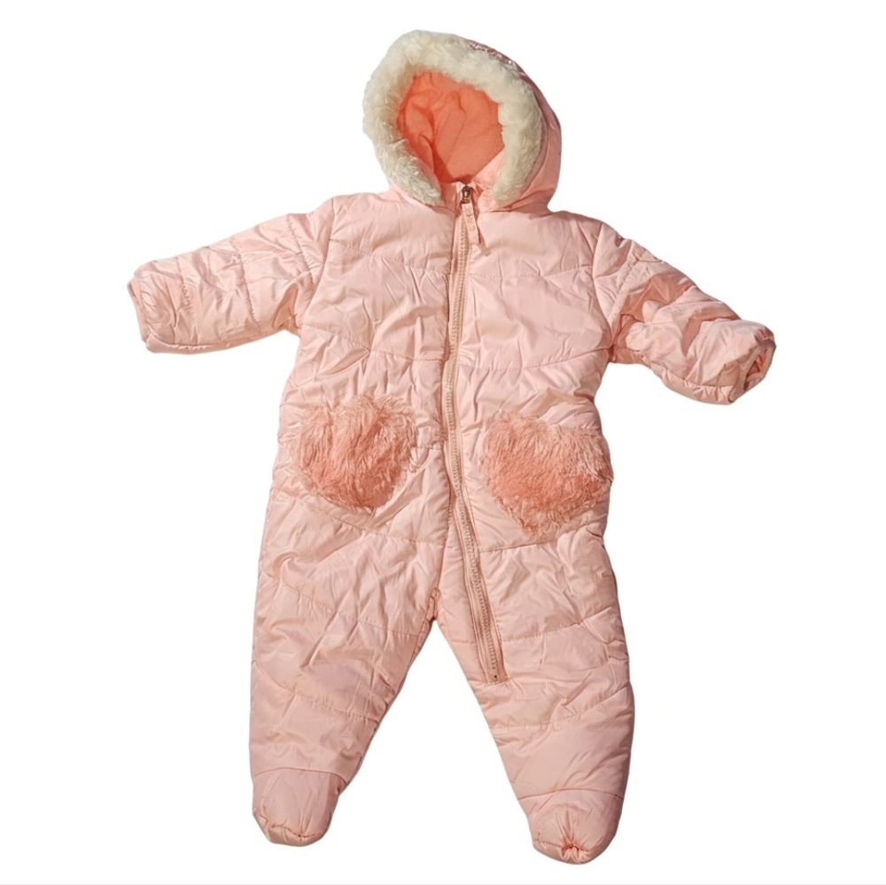 Jessica Simpson Pink Baby Snowsuit 3-6M